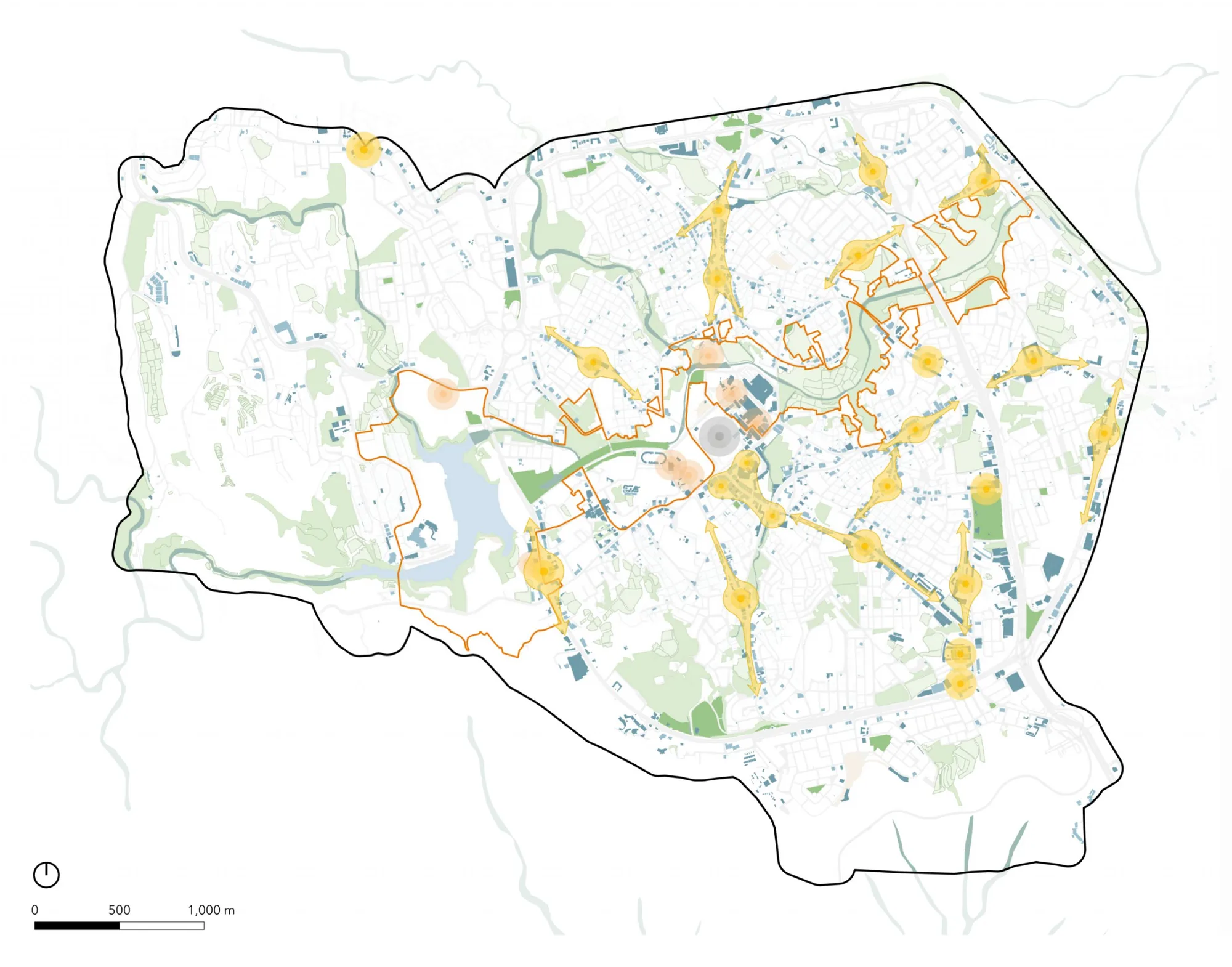 Abha urban structure and building use analysis