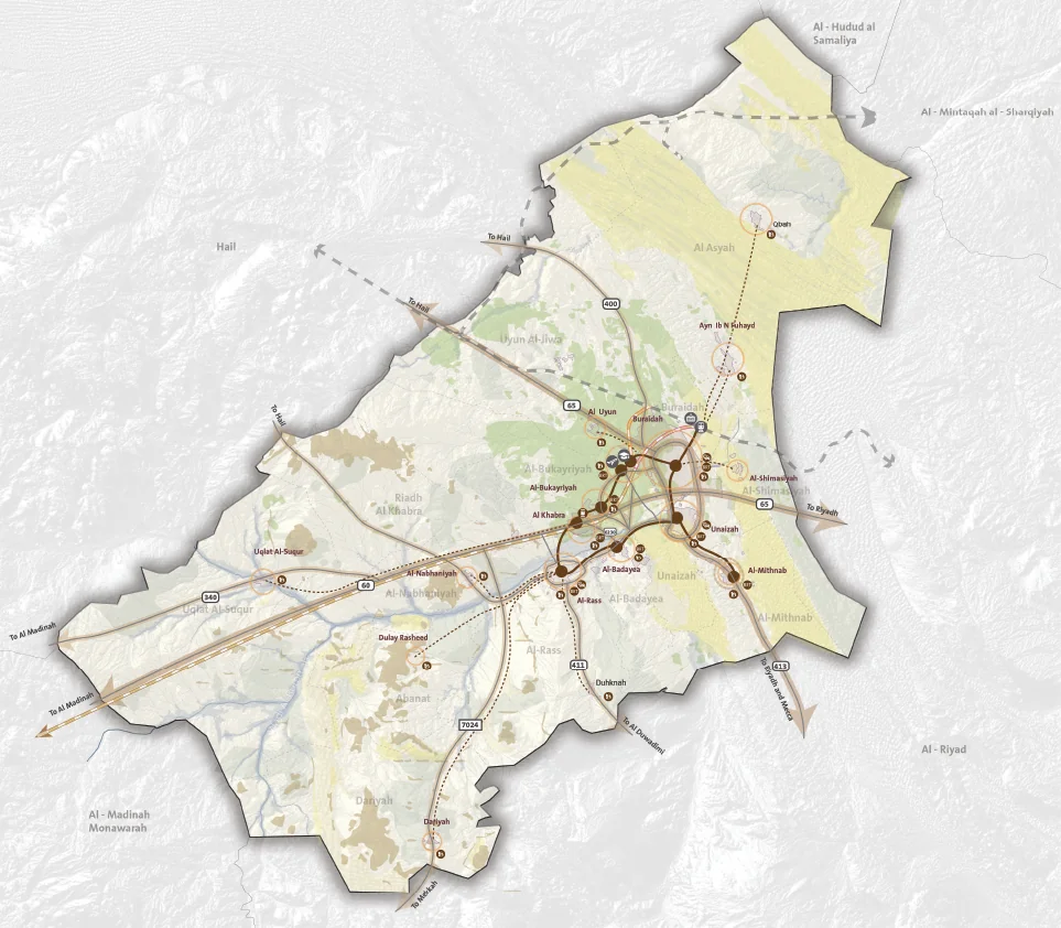 Qassim Region land use analysis